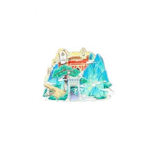 Imán de Resina Ecológico con Forma Artística de las Famosas Montañas de China, Recuerdos y Regalos Turísticos de Taishan y Huangshan, Tamaño Mediano - Product Image 5