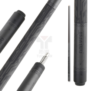 Services OEM et ODM : Queue de billard 1/2 en deux parties avec fût en fibre de carbone, pointe de 11,8/12,5 mm, facile à ranger - Product Image 4