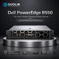새로운 델 파워엣지 R550 2U 서버 듀얼 인텔 제온 스케일러블 VMware 가상화 클라우드 랙마운트 서버