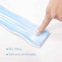 Bloc forme crème glacée transparente clavier personnalisé tapis de souris PC tapis de souris Transparent tapis de souris de jeu avec repose-poignet pour bureau à domicile