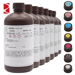 Japan Toyo Printing Inks Waterproof Sunlight Resistant Ricoh Gen5 UV Ink For Flatbed Printer