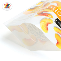 Sachet debout en PE thermoscellable imprimé sur mesure emballage de fruits secs de qualité alimentaire avec fermeture éclair gravure impression manipulation de surface