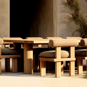Juego de Muebles de Jardín de Lujo de Madera de Teca de Primera Calidad Sigma OEM - Product Image 2