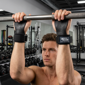 Wholesale Heavyweight Neoprene/Polyester Rubber Hand Grip for Weightlifting Gym-High Quality Black Customizable - Product Image 1