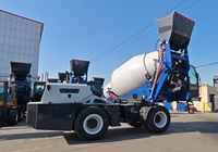 Bétonnière autochargeante de chantier de grande capacité 5m³ pour travaux intensifs