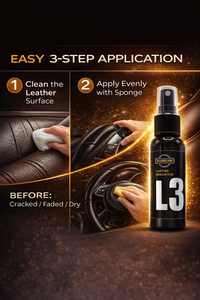 Spray d'entretien du <span class=keywords><strong>cuir</strong></span> pour l'automobile et les meubles, réparation en profondeur, protection anti-fissures, formule non grasse, 50ML L3 Restaurateur de <span class=keywords><strong>cuir</strong></span> - Product Image 4