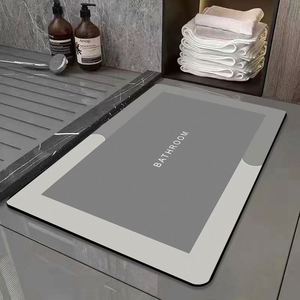 Tapis de Bain à Séchage Rapide et Absorption Élevée, Antidérapant, en Diatomite Moderne pour la Maison et l'Hôtel - Product Image 4