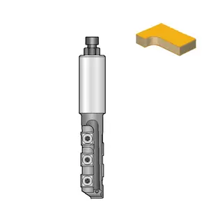 router corte de base Suppliers-Livter com 2 flautos e ponta do centro para uso na máquina roteadora cnc inserção descartável cortador reto