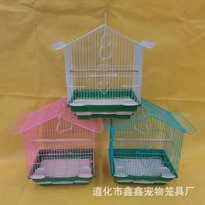 Taşınabilir açık küçük ve orta vahşi kuş kafesleri lüks görüntüleme papağan kafesleri Pet yetiştiriciliği takviyeli Mynah Grackle kafes - Product Image 6