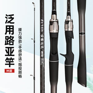 Canne à pêche personnalisée en fibre de carbone, action rapide, dureté moyenne, pour la pêche en mer, cible : bar, pêche en bord de mer, poignée droite - Product Image 3