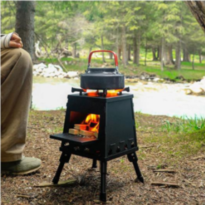 Source Outdoor Modern Round Pot Belly Wood Burning Camp Stove For Cooking  Accessories on m.alibaba.com