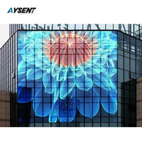 Verre photoélectrique LED transparent solide pour décoration intérieure pour mur rideau d'atelier industriel de salle de bain de cuisine