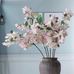 Wholesale Artificial Silk Flowers Bougainvillea <b>Tree</b> Branch for Christmas Wedding Decor Triangle Plum Flower Bougainvillea - Product Image 6