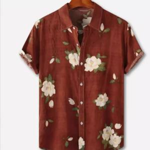 Camiseta de Manga Corta para Hombre 2025, Estampado de Moda |   Verano y Otoño, Edición Europea y Americana, Ropa de Playa Informal para Viajes Transfronterizos - Product Image 3