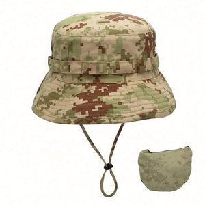 Sombrero de Pesca Tipo Boonie de Camuflaje para Exteriores, Personalizado al por Mayor, OEM, Unisex, de Pelo Sintético y Poliéster - Product Image 2