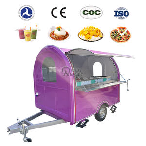 La Chine Kiosque mobile commercial de chariot de nourriture Hamburger Snack Grill camion de remorque de nourriture - Product Image 1