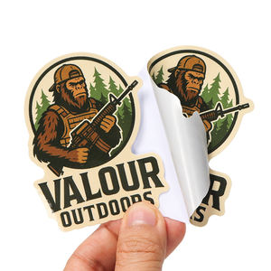 Özel mektup çıkartmalar vinil malzeme su geçirmez yapışkanlı mektup logosu kalıp kesim çıkartmalar marka ambalaj ve dekorasyon için - Product Image 5