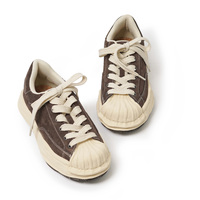Chaussures de marche unisexes en gros de haute qualité à bout coquille et semelle fondue, avec empeigne en daim et doublure en maille, souples et rehaussantes