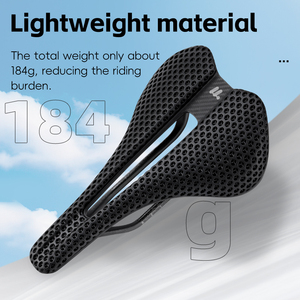 WEST BIKING Almofada de Assento de Bicicleta Impressa em 3D com Absorção de Choque Ultralight para Bicicleta de Estrada e Montanha em Fibra de Carbono - Product Image 4
