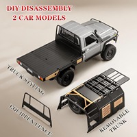 MN-82S 1/12 4WD RC Crawler RTR, autorisé par LC79, transmission à 2 vitesses, batterie 1200mAh, groupe d'éclairage LED complet, camion tout-terrain