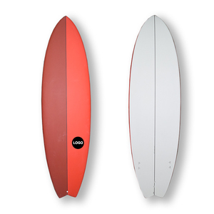 Tabla de Surf Profesional Personalizada de Epoxy - Ligera y Resistente con Fibra de Vidrio de 6oz, Disponible al por Mayor Fishboard_01 Fibe - Product Image 1