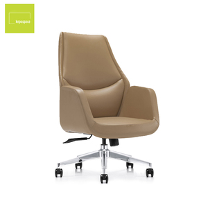 Silla de Oficina Ejecutiva Ergonómica Giratoria de Cuero PU para Visitantes, Muebles de Oficina Rojos para Gerentes - Product Image 1