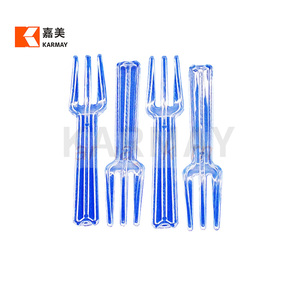 Export Korea Disposable Ps <b>Mini</b> Fork Individual Wrapped Salad <b>Black</b> Plastic Forks - Product Image 4