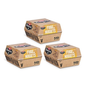 Colgante de Peluche de Poliéster de la Serie Cute Monster Chicken Nugget, Caja Sorpresa de Monstruos Dentados, Oficial y Genuino, Divertido y Moderno para Bebés - Product Image 1