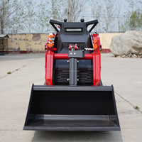 Mini-chargeuse compacte EPA de 1,5 tonne, chargeuse frontale hydraulique, petite chargeuse sur roues pour la construction et l'agriculture