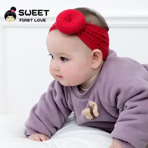 Schattige Donuts Baby Meisjes Hoofdband Nylon Haarband