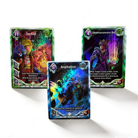 Cartes de jeu TCG holographiques personnalisées de qualité supérieure avec impression UV, texture et estampage à chaud pour collectionneurs et joueurs