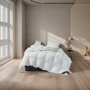 Nhà Máy Bán buôn bông sang trọng nữ hoàng Kích thước mùa đông Trắng <span class=keywords><strong>Quilt</strong></span> chắp vá Duvet - Product Image 1