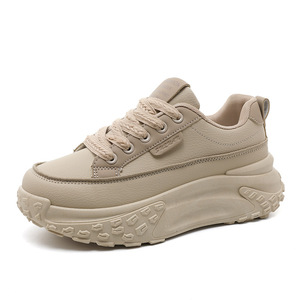 Zapatos de <span class=keywords><strong>tenis</strong></span> de suela gruesa de invierno con <span class=keywords><strong>plataforma</strong></span> para <span class=keywords><strong>mujer</strong></span>, zapatos de estilo para caminar para <span class=keywords><strong>mujer</strong></span>, nuevos estilos - Product Image 6