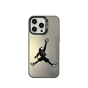 <span class=keywords><strong>Coque</strong></span> antichoc en TPU noir avec motif joueur de basketball sautant et cadre de protection d'objectif pour <span class=keywords><strong>iPhone</strong></span> 17 16 15 14 13 Pro Max - Product Image 6