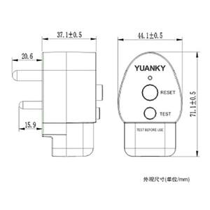 Prise industrielle <span class=keywords><strong>série</strong></span> PRCD, très vendue, PPRI-6, 220v-230v, connecteur mâle-femelle en plastique durable, niveau IP54, 10A - Product Image 5