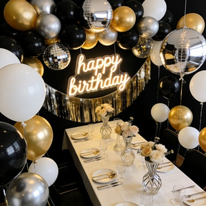 Ballon chromé glamour de 10 pouces, idéal pour les fêtes d'anniversaire, vente en gros, pour la décoration de fêtes d'anniversaire en vrac - Product Image 4