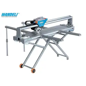 Machine de découpe de pierre automatique Wandeli qx-zd-1200 machine de découpe de carreaux de marbre, machine de découpe de scie à table portable