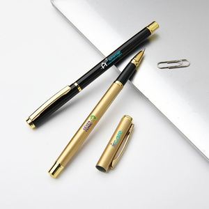 Bolígrafos de Metal de Alta Gama con Logotipo Personalizado, Tinta Negra de 0.5 mm, Nuevo Diseño para Oficina y Escuela, para Firmar y Escribir - Product Image 1