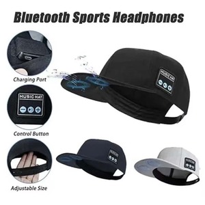 Casque audio sans fil YX2 2-en-1 pour la danse de rue en extérieur, avec double haut-parleur Bluetooth intégré au chapeau, idéal pour les festivals de musique et comme <span class=keywords><strong>cadeau</strong></span>. - Product Image 3