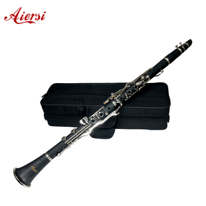Vente en gros prix d'usine de <span class=keywords><strong>clarinette</strong></span> en bakélite noire allemagne turquie logo18 touches G ton instrument de musique à vent professionnel - Product Image 2