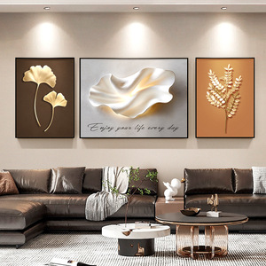 Affiches murales abstraites dorées de luxe nordique, impressions <span class=keywords><strong>sur</strong></span> toile d'art, images tendance pour la décoration de salon d'appartement moderne - Product Image 4