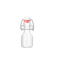 Bouteille en verre mini 60 ml avec bouchon basculant hermétique, idéale pour lait, jus, kombucha, sirop – Parfaite pour les cadeaux de mariage
