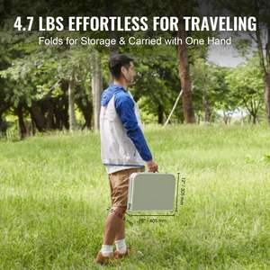 Mesa de Camping Plegable de Aluminio Ultracompacta con Altura Ajustable y Diseño Ligero para Aventuras al Aire Libre - Product Image 3