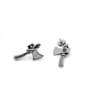 yunnique Retro Titanium Steel Axe <b>Stud</b> <b>Earrings</b> For Men And Women Fashion Geometric Design GZYE-EC0727 - Product Image 2