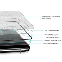 Accessoires de téléphone portable 3D verre trempé pour Samsung S20 S21 S22 Plus Note 20 Ultra protecteur d'écran avec empreinte digitale déverrouillé