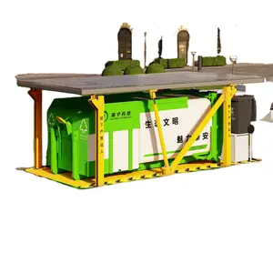 2023 Nieuwe Rnkj Gecomprimeerde Afvalcontainer Afvalverwerkingsmachines Commerciële Afvalpers Machine