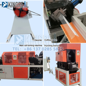 Machine de formage de profilés métalliques entièrement automatique 30-50m/min, multi-tailles 20*20-40*40mm, pour profilés d'angle et de finition, épaisseur 0.3-0.8mm, servo GI - Product Image 2