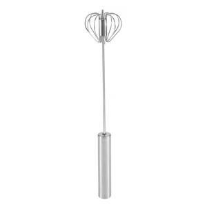 Semi-<b>automatic</b> Egg Beater 304 Stainless Steel Whisk Manual Hand Mixer Self Turning <b>Stirrer</b> Egg Beater Half hp - Product Image 4