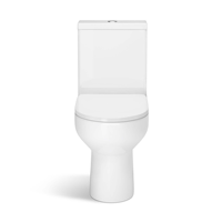 Toilette Lavabo Fermer Couplé P Piège Toilettes Combiné Toilette et Évier Toilette à Double Chasse Cuvette Ronde Installation