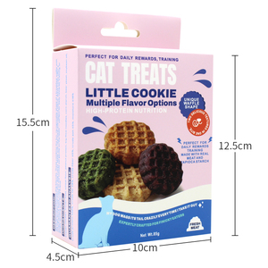 Biscotti per Gatti Personalizzati con Diverse Opzioni di Gusto, Piccoli Waffle per Premi Quotidiani e Addestramento, Snack per Gatti - Product Image 3